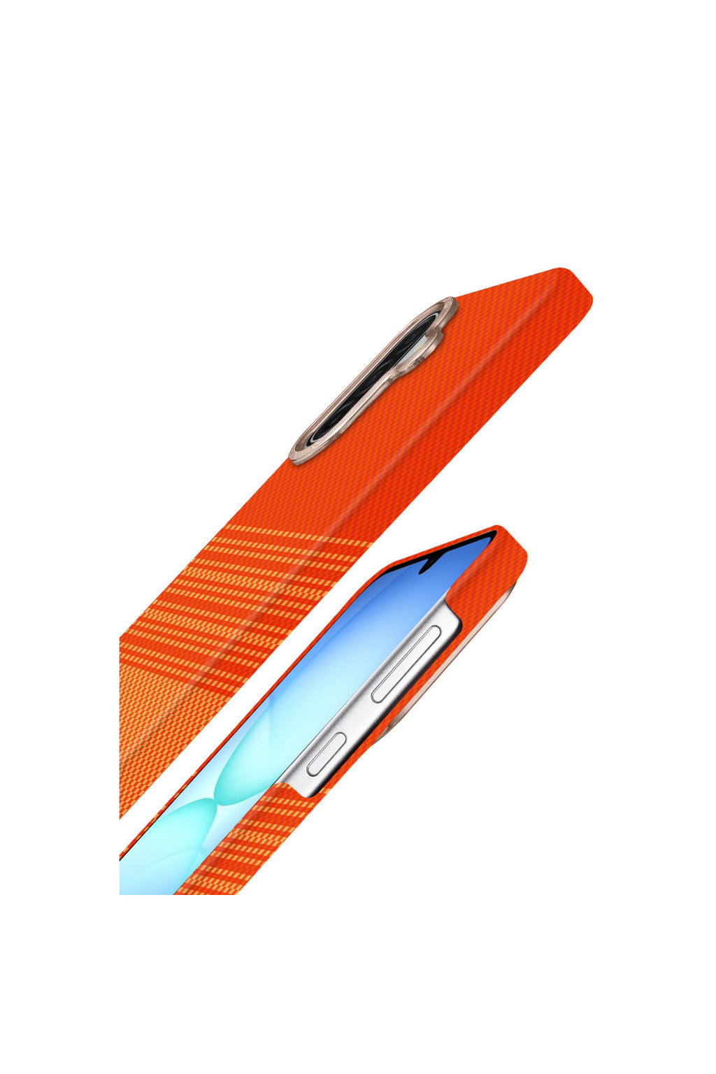 Samsung Galaxy A56 Uyumlu Vega Magsafe Kapak - Turuncu