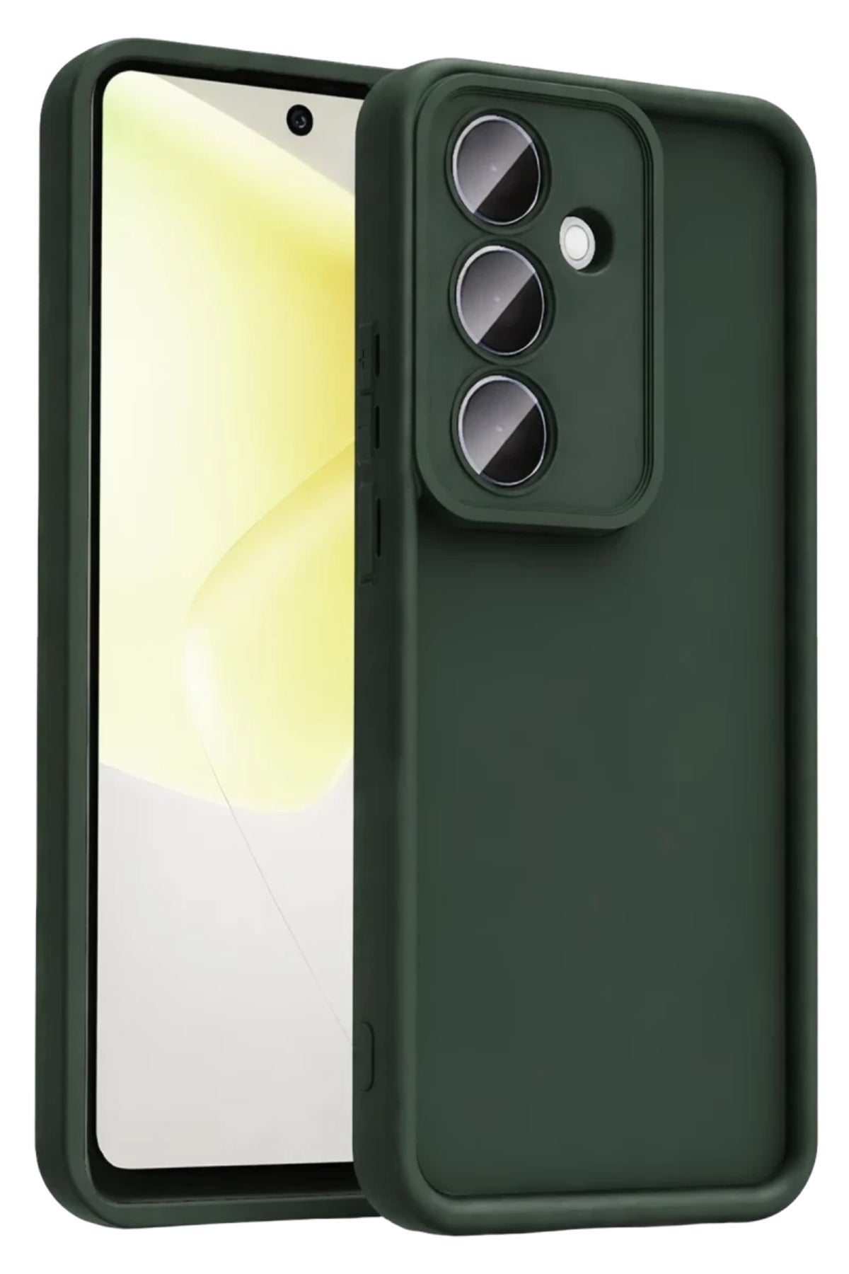 Samsung Galaxy A37 5G Uyumlu Viera Silikon - Koyu Yeşil