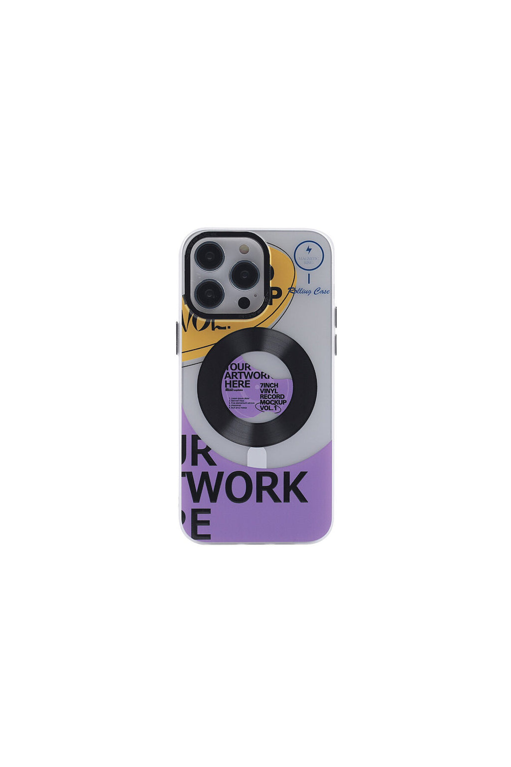 Apple iPhone 12 Pro Max Uyumlu Kılıf Apollo Magneticsafe Desenli Kapak - Apollo Şeffaf - 6