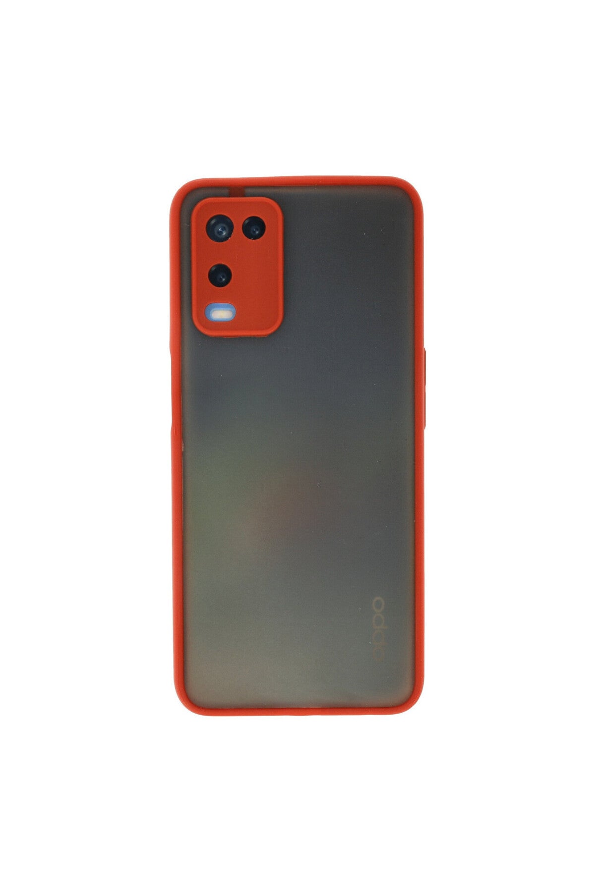 Oppo A54 4G Uyumlu Kılıf Montreal Silikon Kapak - Kırmızı