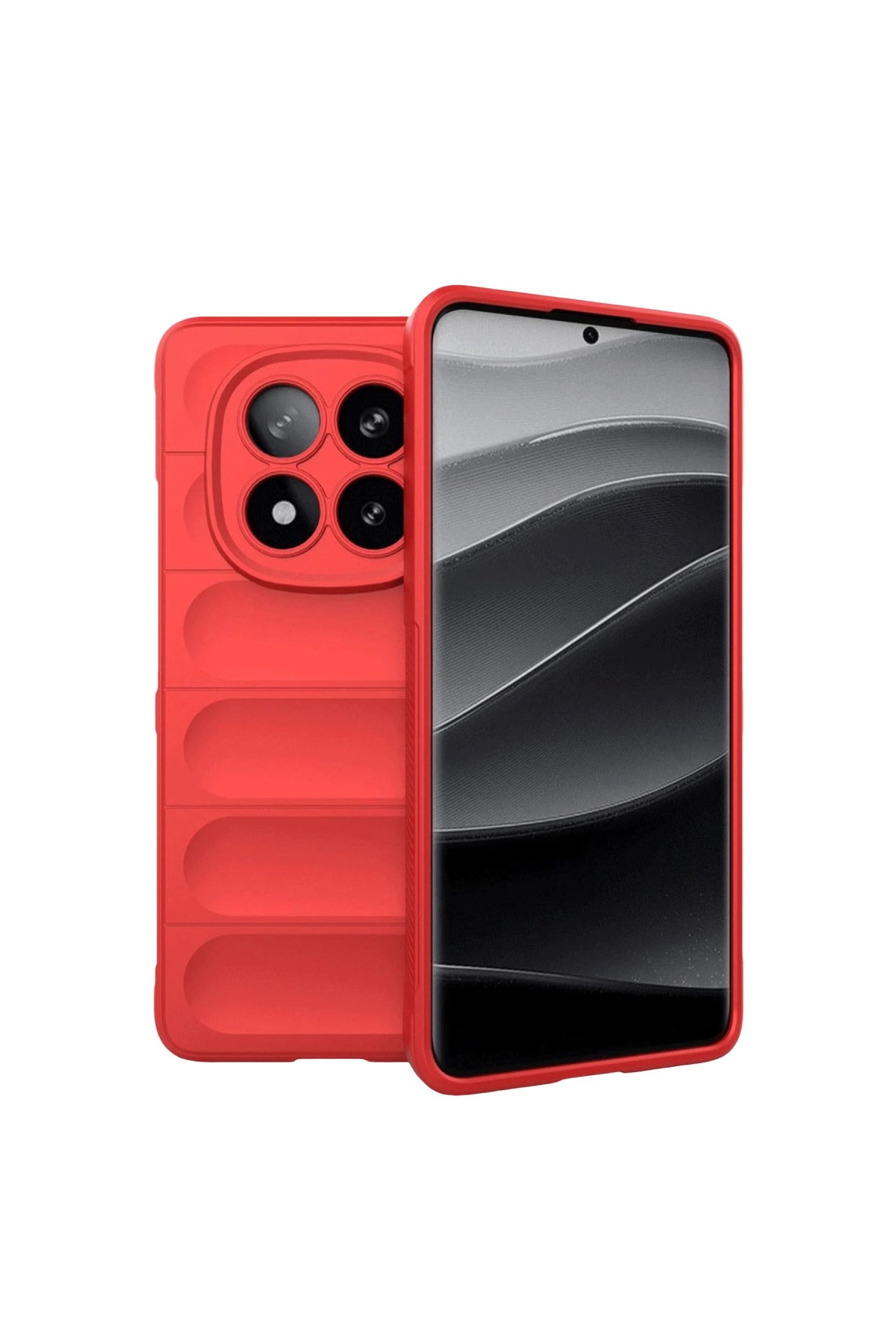 Xiaomi Redmi Note 15 4G Uyumlu Optimum Silikon - Kırmızı