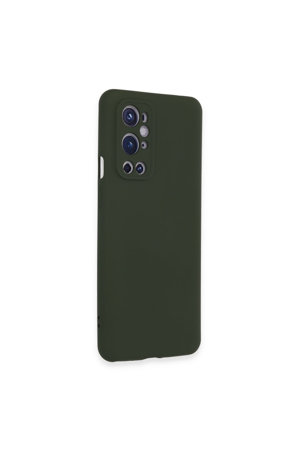 One Plus 9 Pro Kılıf Nano içi Kadife Silikon - Koyu Yeşil