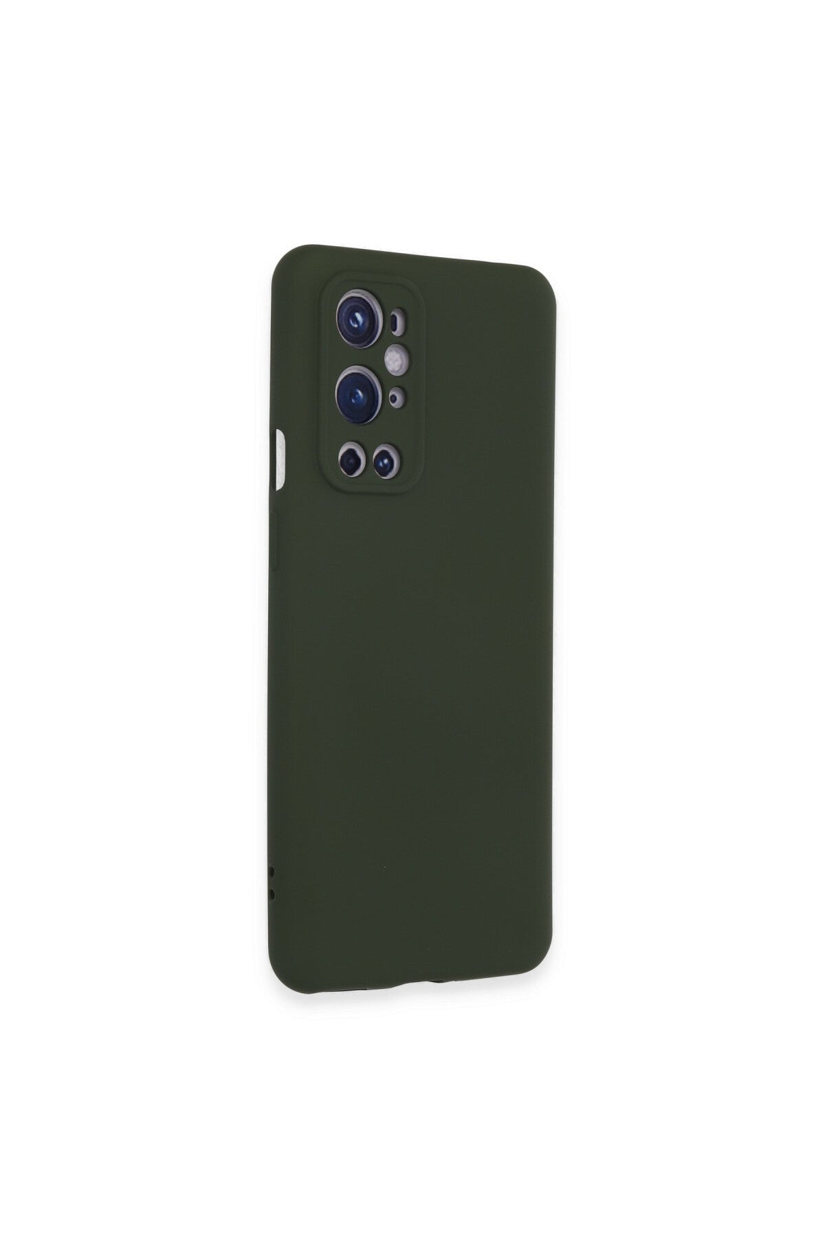 One Plus 9 Pro Kılıf Nano içi Kadife Silikon - Koyu Yeşil