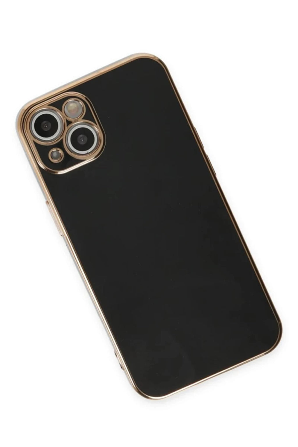 Apple iPhone 15 Uyumlu Kılıf Volet Silikon - Siyah