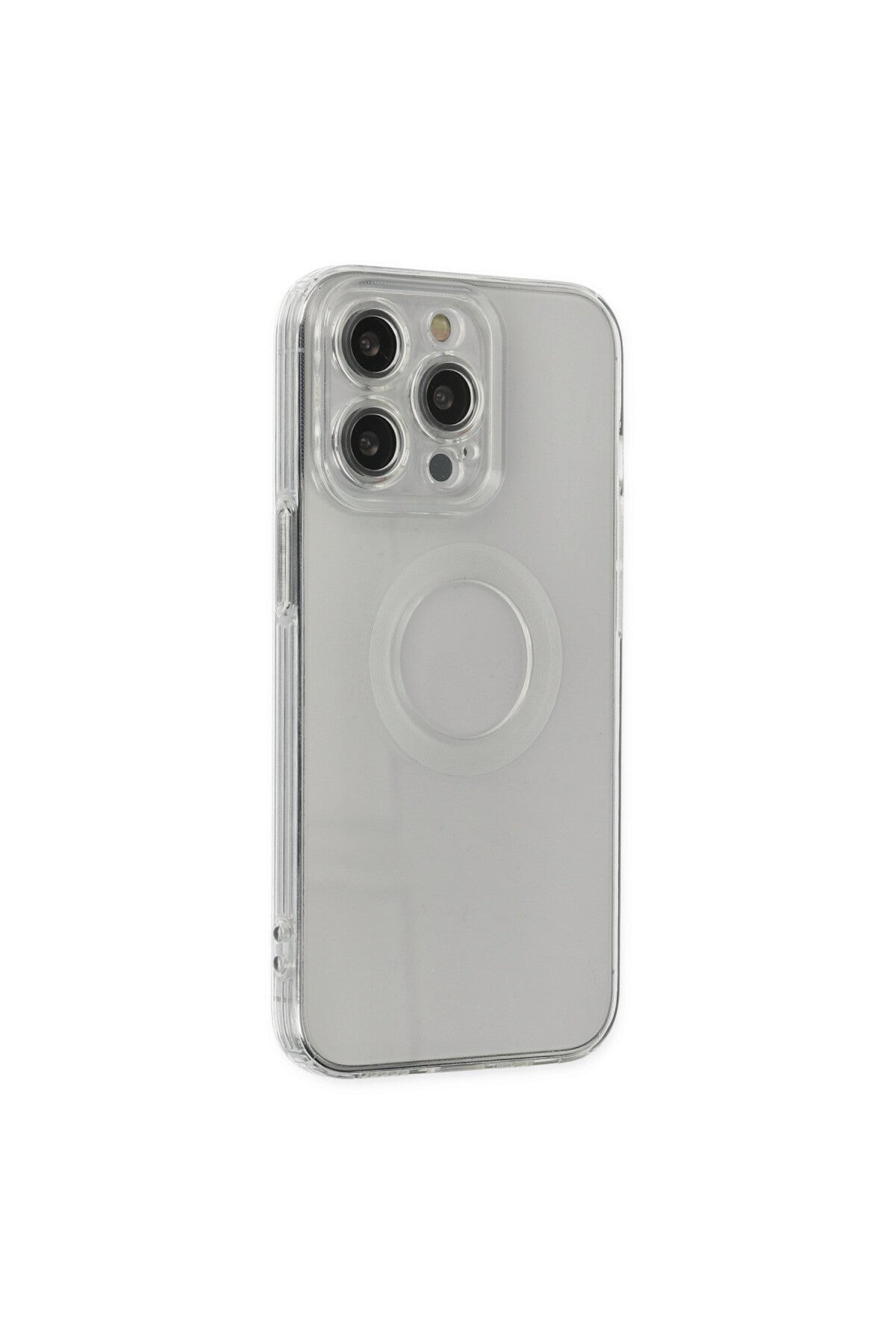 Apple iPhone 14 Pro Uyumlu Kılıf Santa Lens Silikon - Şeffaf
