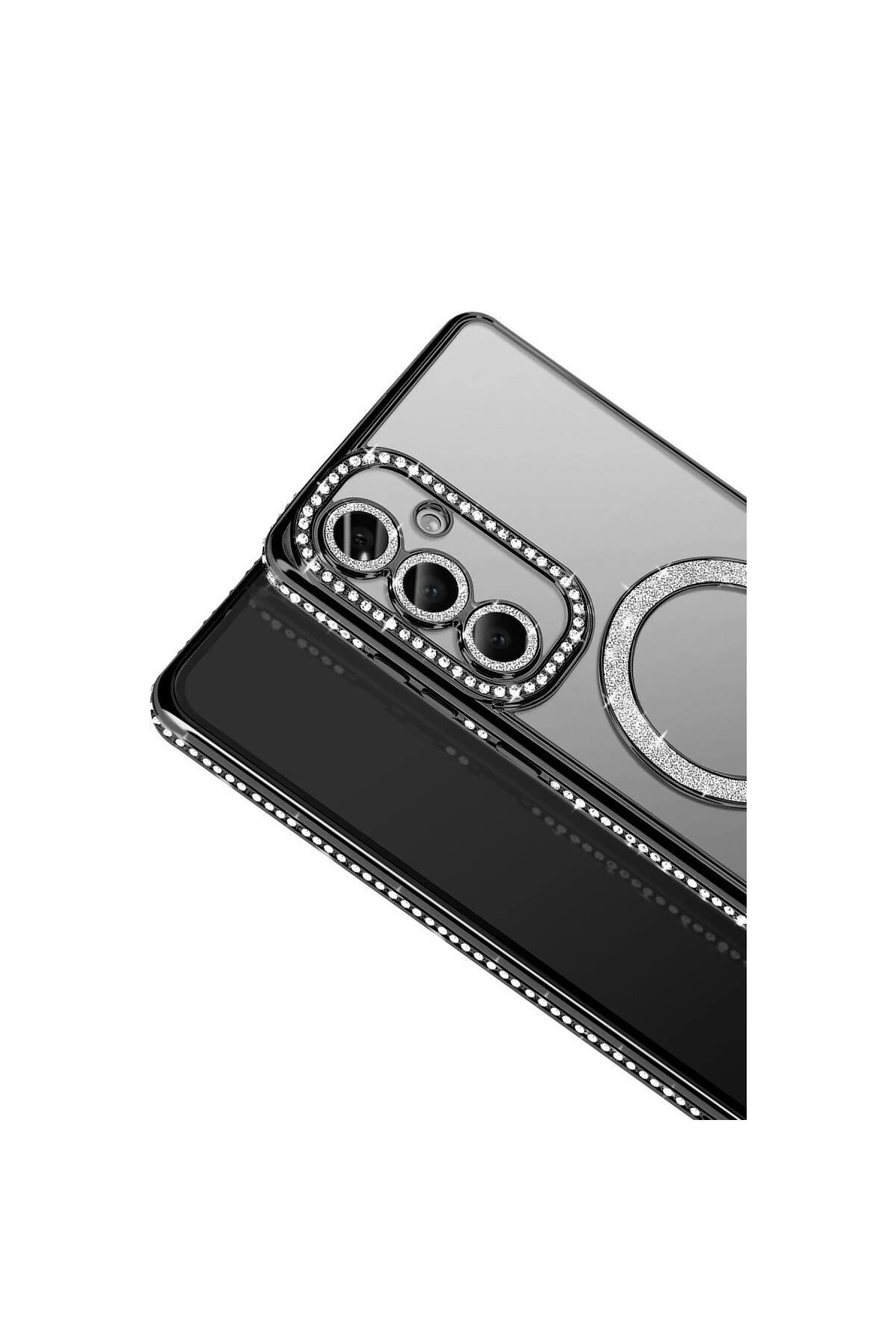 Samsung Galaxy S26 Uyumlu Joke Simli Magneticsafe Kılıf - Siyah