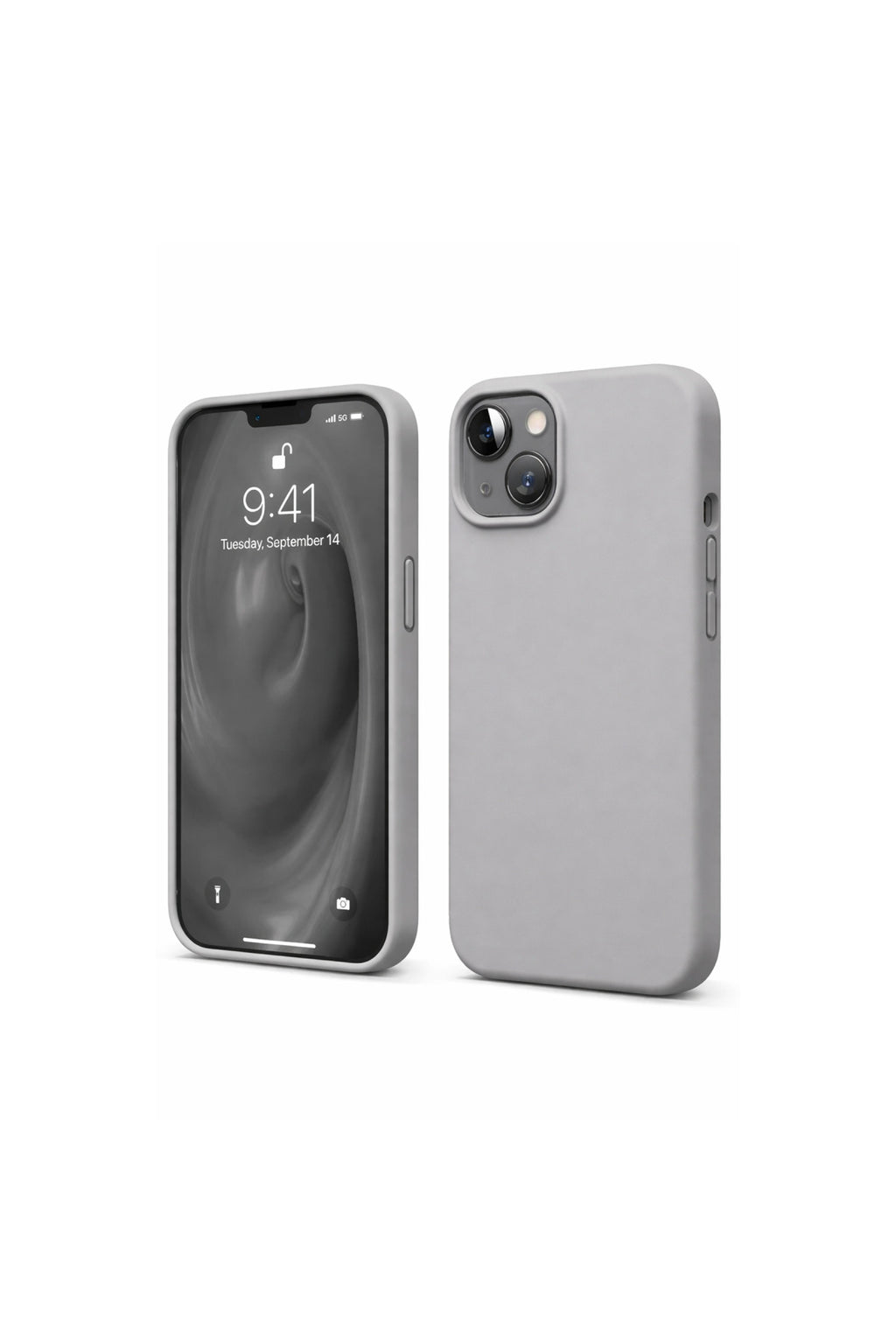 Apple iPhone 14 Uyumlu Kılıf First Silikon - Gri