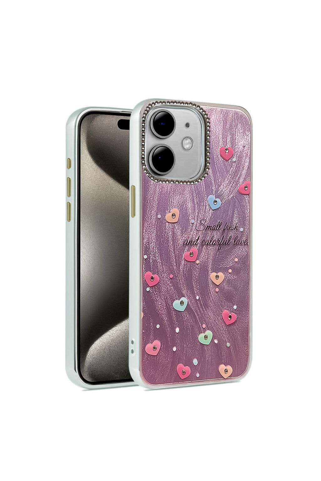 Apple iPhone 11 Uyumlu Kılıf Blade Aynalı Desenli Kapak - Desen 8
