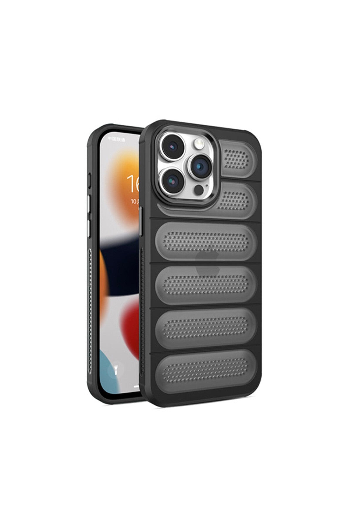Apple iPhone 14 Pro Uyumlu Kılıf Airmax Silikon Kapak - Siyah