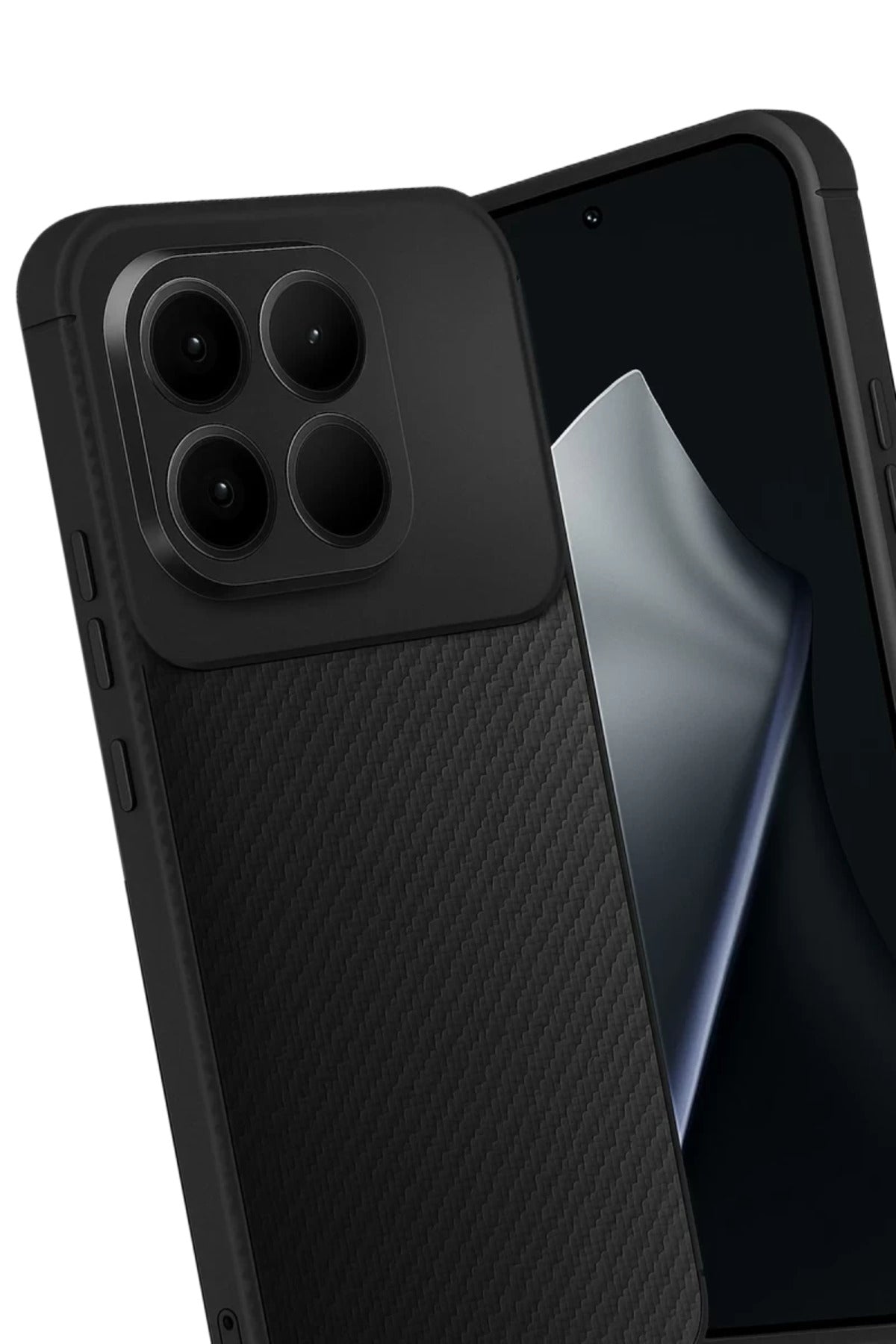 Xiaomi Mi 15T Uyumlu Auto Focus Karbon Kapak - Siyah