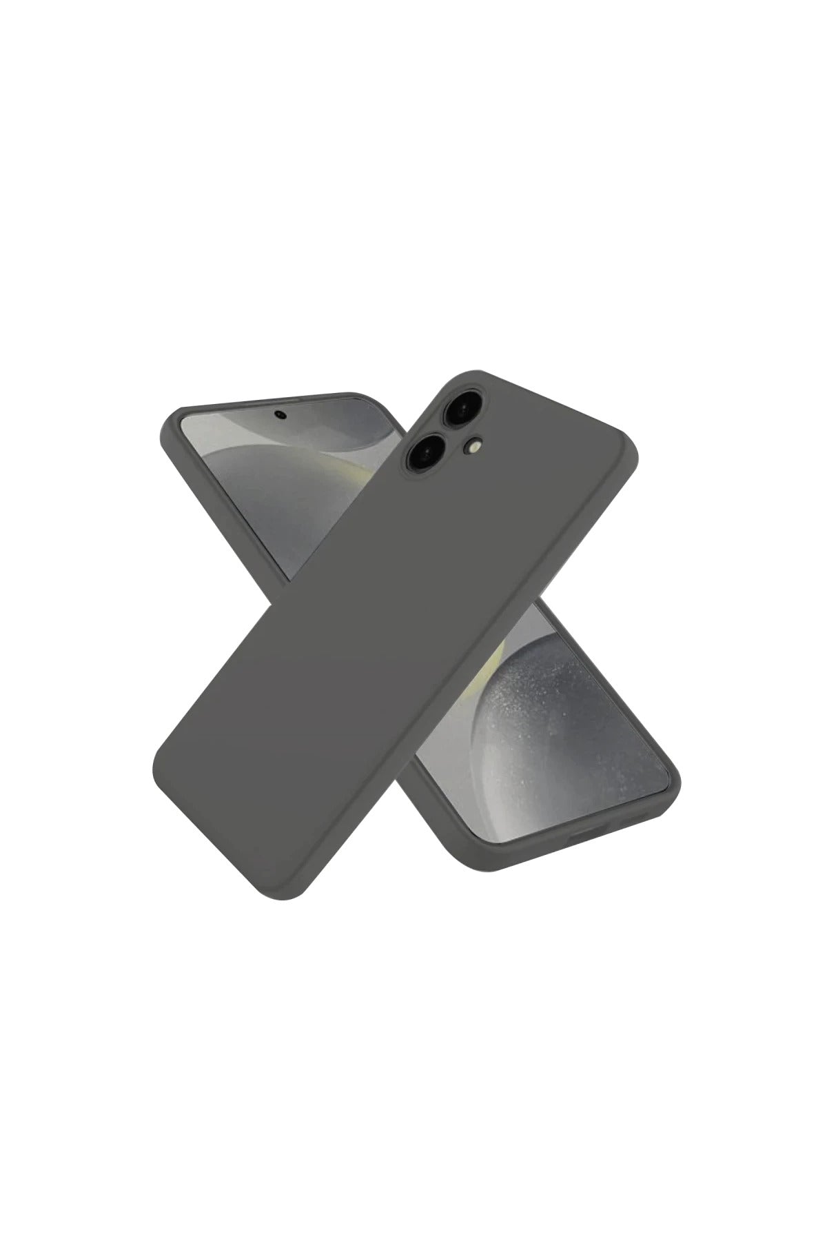 Samsung Galaxy A06 Uyumlu Kılıf First Silikon - Gri