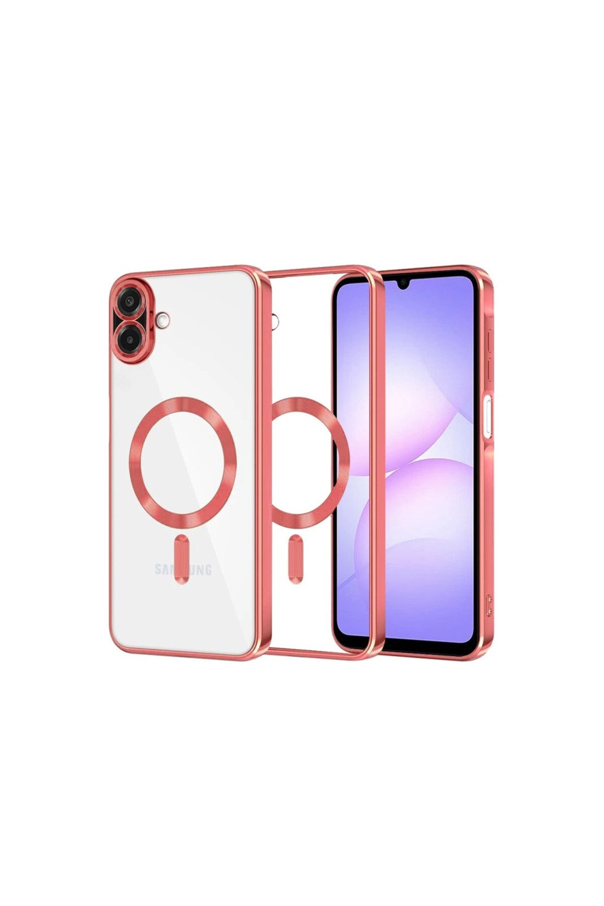 Samsung Galaxy A07 4G Uyumlu Kross Magneticsafe Kapak - Kırmızı