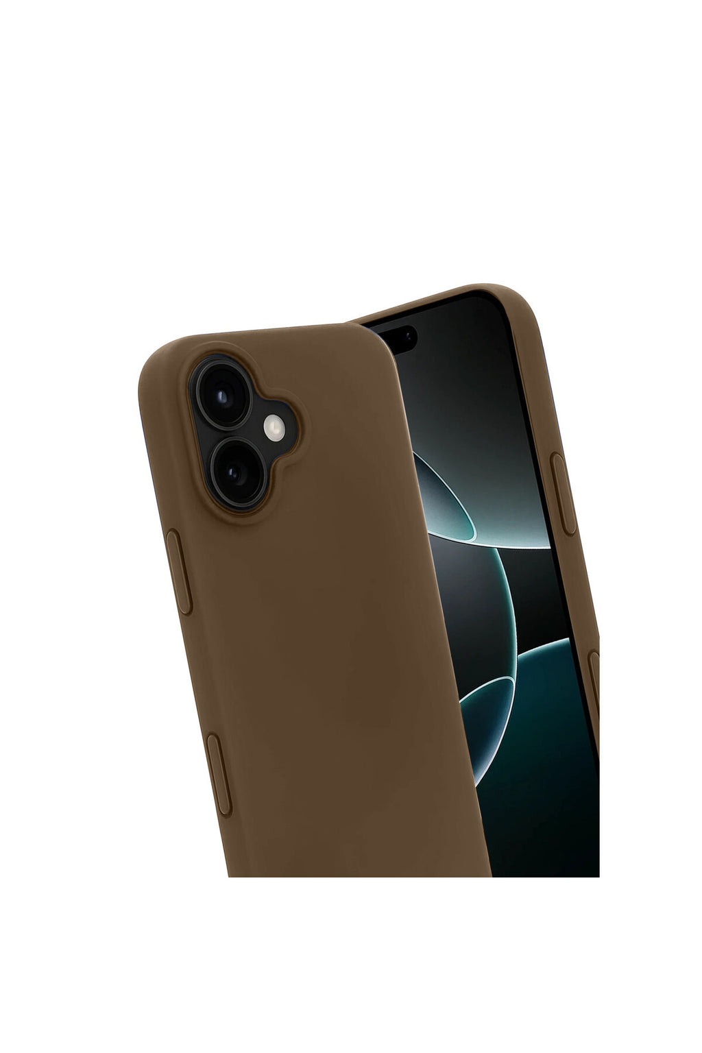 Apple iPhone 17 Uyumlu First Silikon - Kahverengi