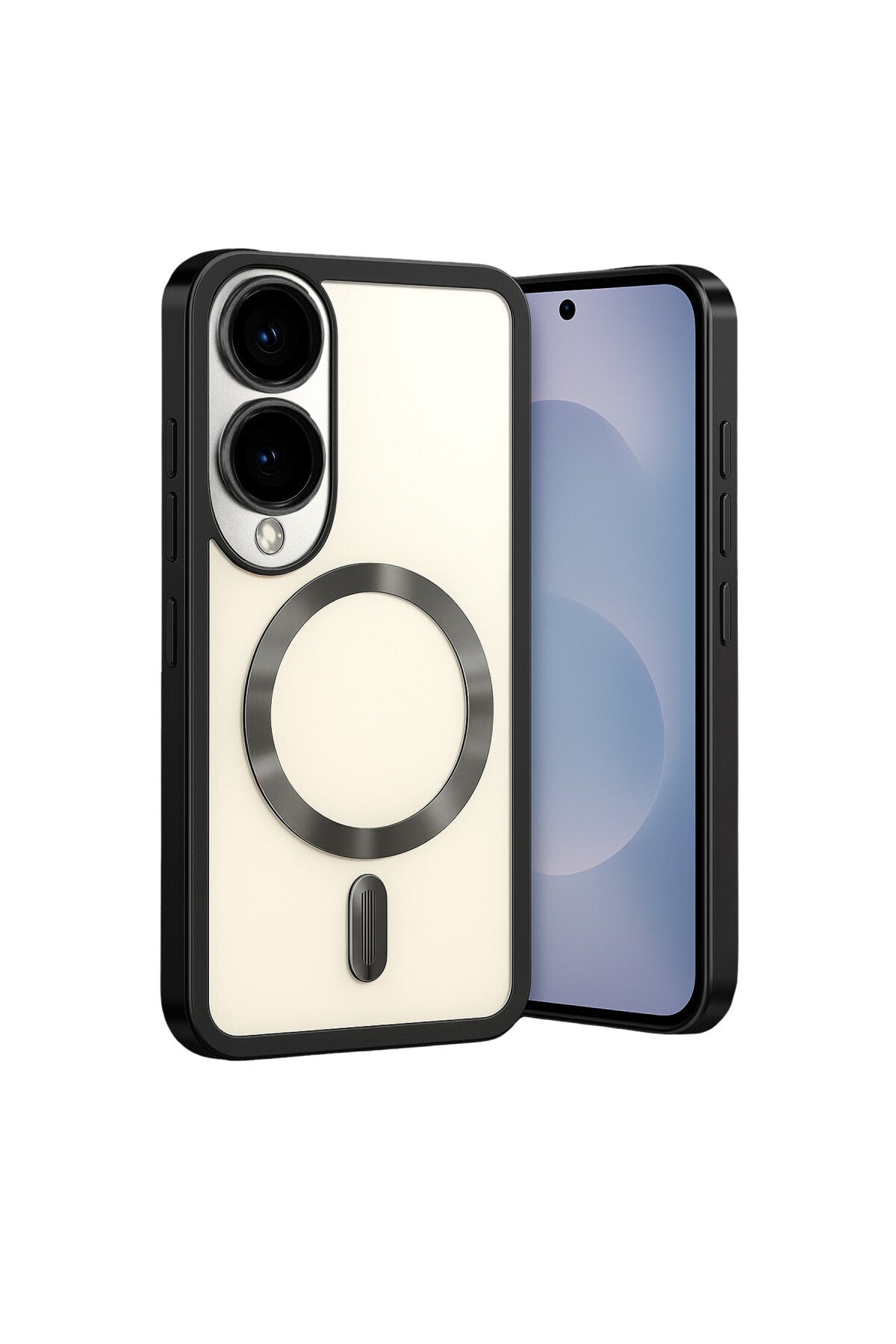 Samsung Galaxy S25 Uyumlu Edge Kross Magneticsafe Kapak - Siyah