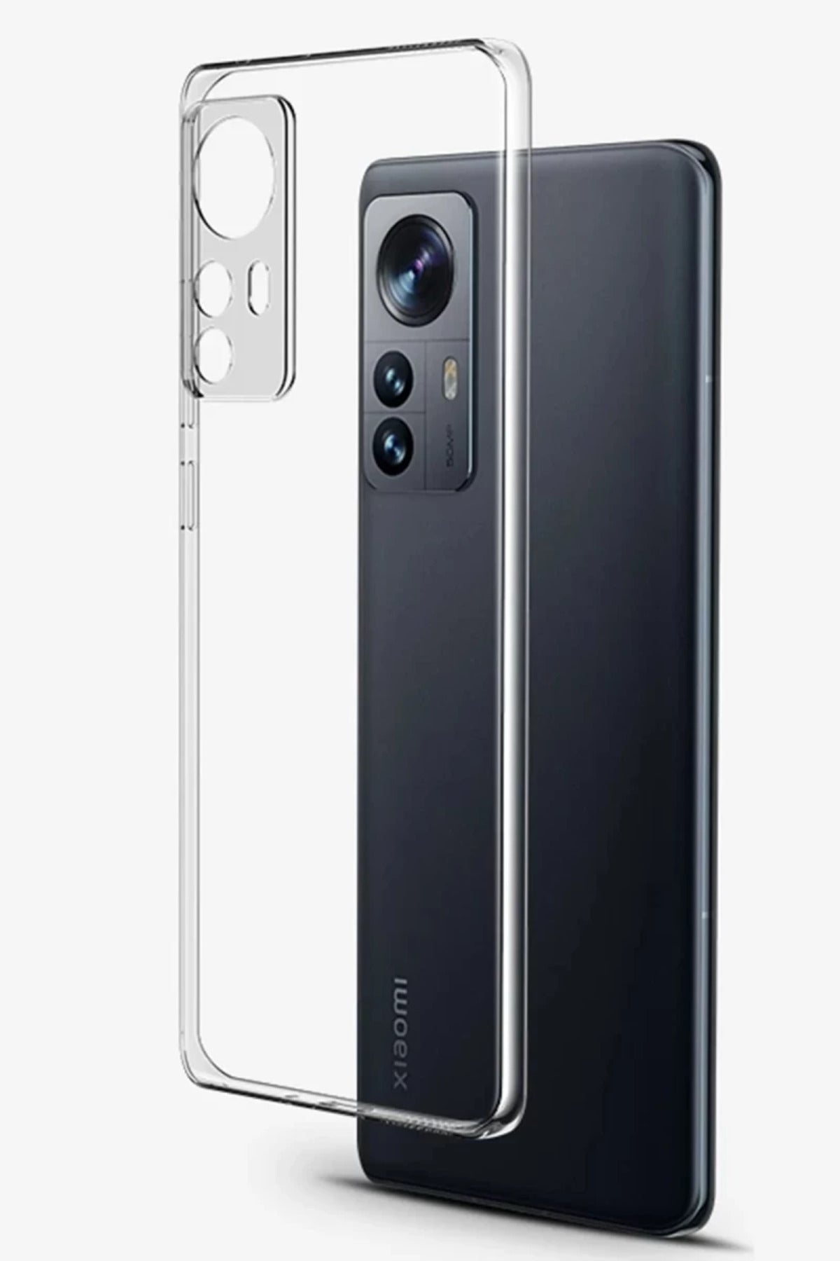 Xiaomi Mi 12 Lite Uyumlu Kılıf Lüx Şeffaf Silikon