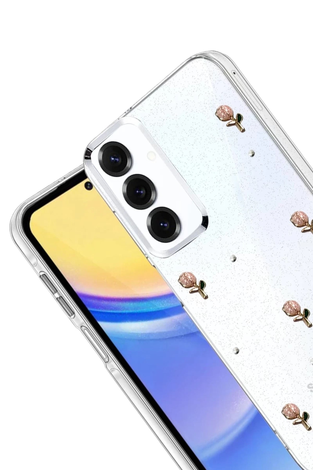 Samsung Galaxy S25 Uyumlu Fiyonk Desenli Kapak - Desen 6
