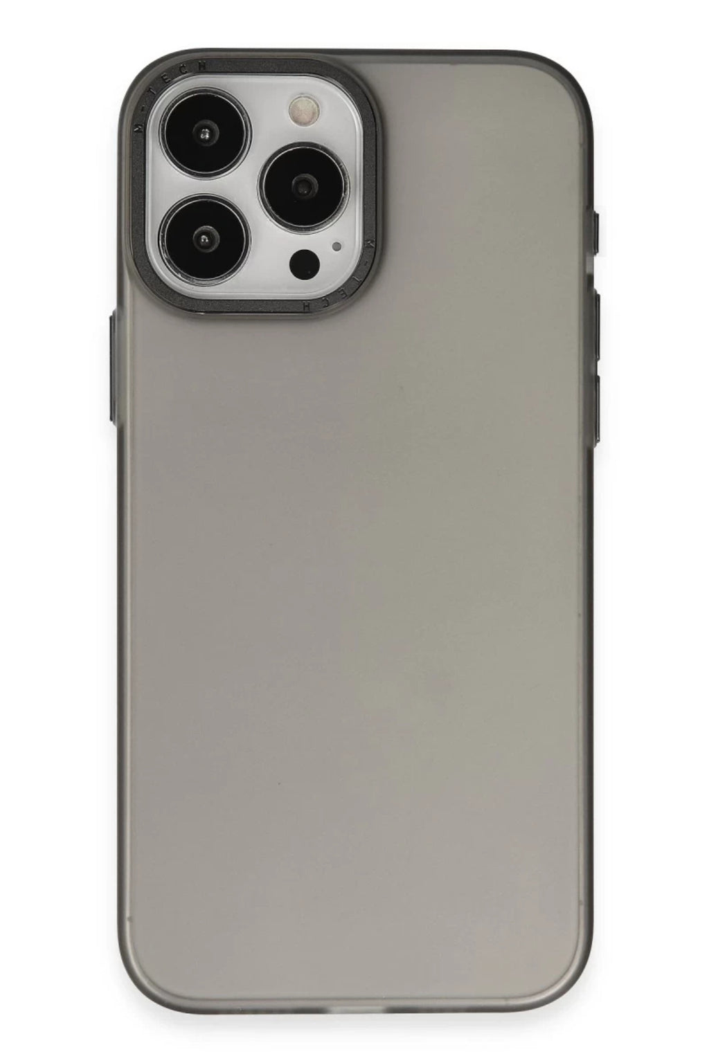 Apple iPhone 15 Pro Max Uyumlu Kılıf Modos Metal Kapak - Siyah