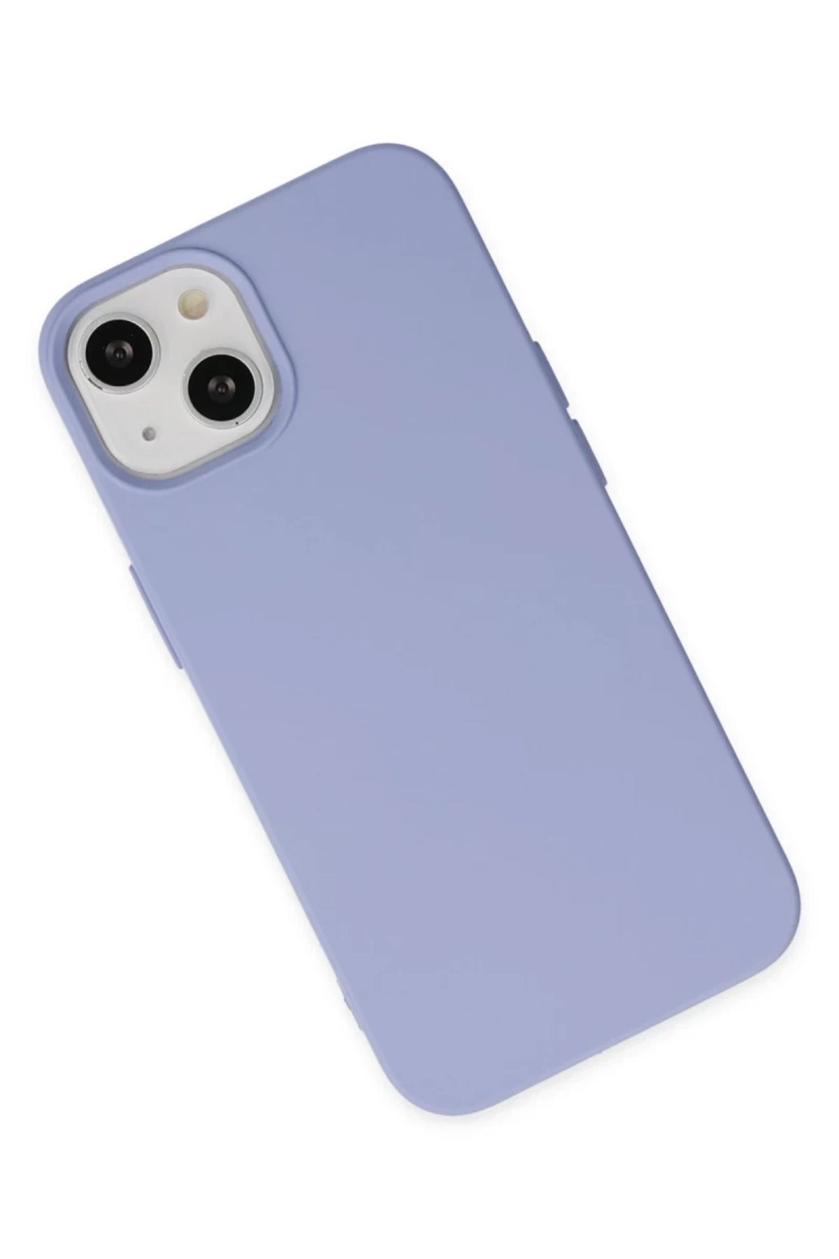 Apple iPhone 14 Plus Uyumlu Kılıf Nano içi Kadife Silikon - Lila