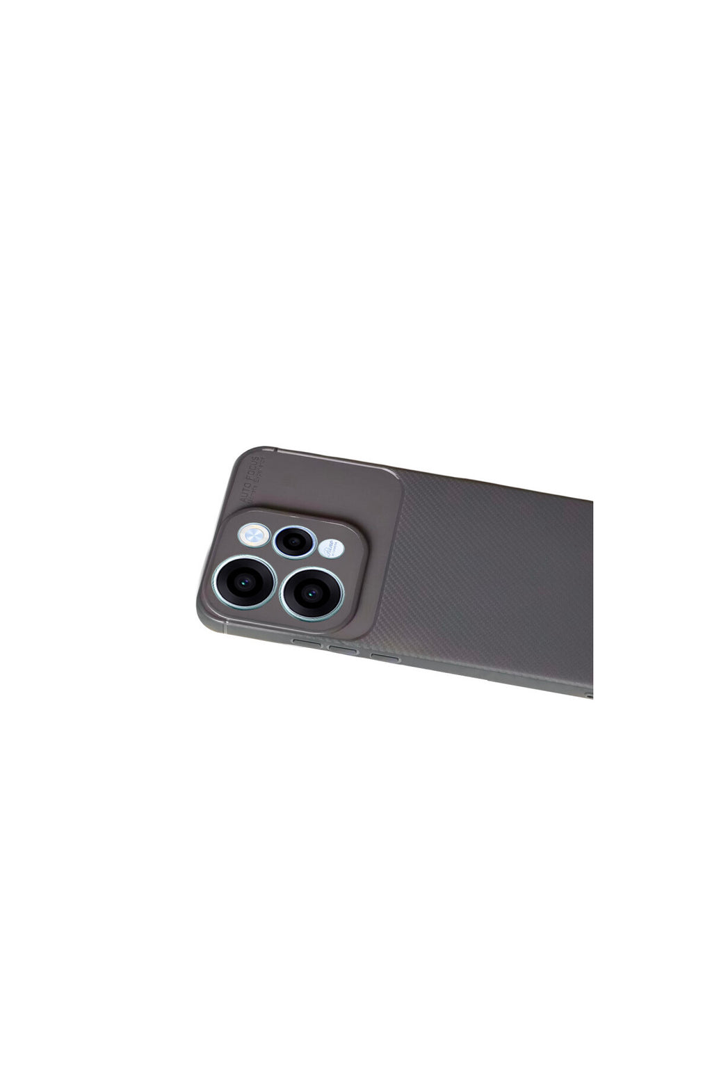 Oppo Reno 15 Uyumlu Auto Focus Karbon Kapak - Gri