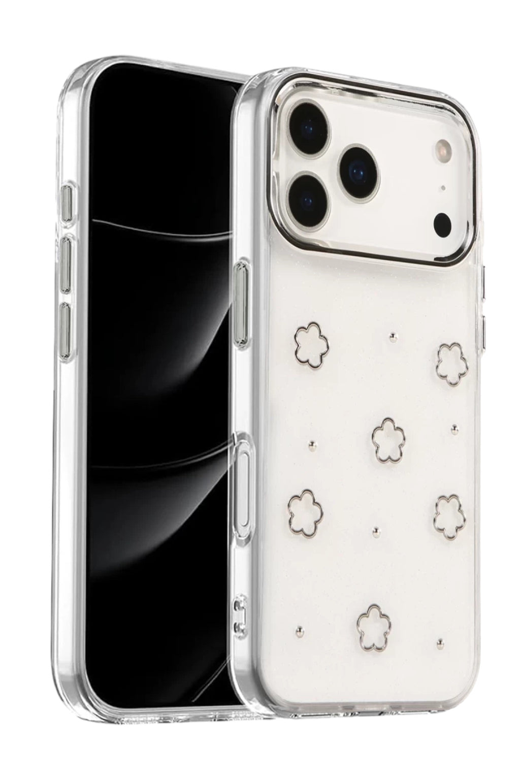 Apple iPhone 17 Pro Max Uyumlu Fiyonk Desenli Kapak - Desen 2
