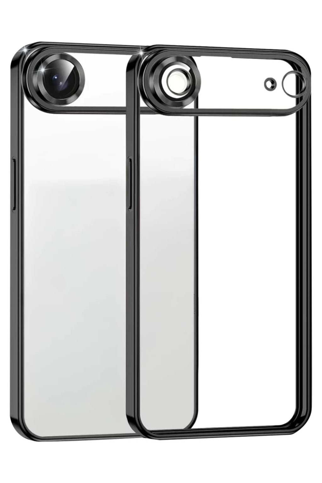 Apple iPhone 17 Air Uyumlu Lensli Silikon - Siyah