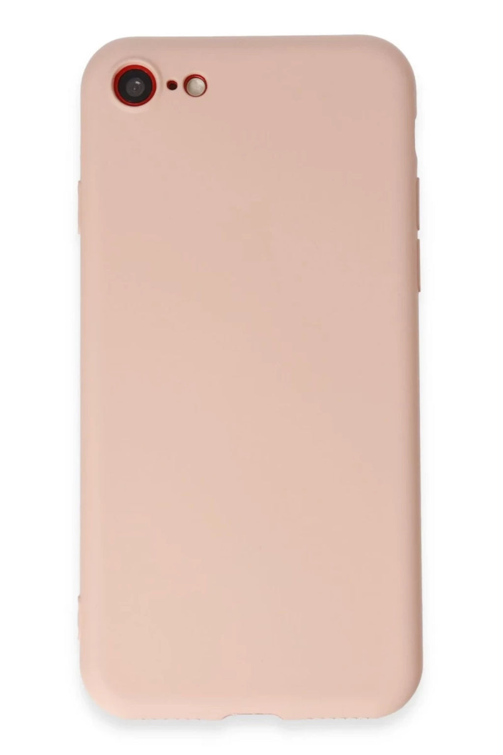 Apple iPhone 7 Uyumlu Kılıf First Silikon - Pudra