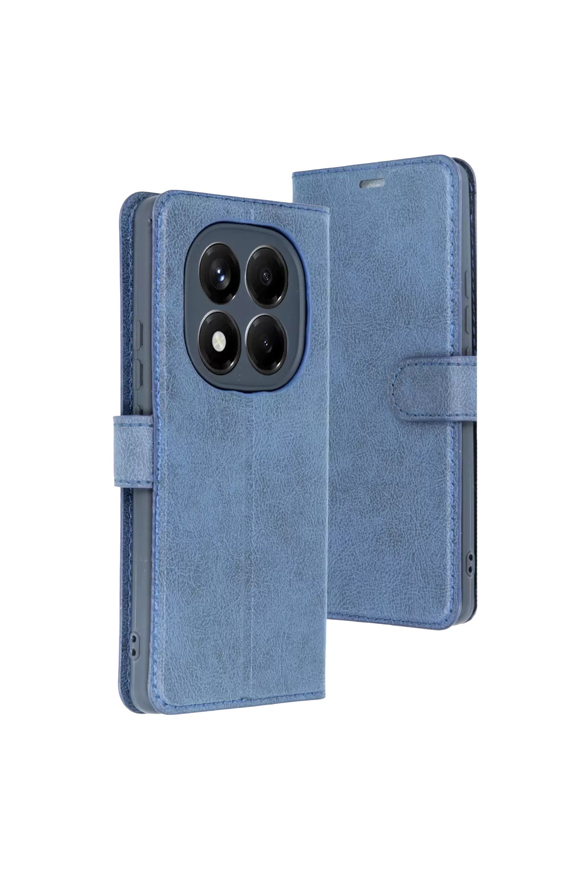 Xiaomi Redmi Note 15 4G Uyumlu Trend S Plus Kapaklı Kılıf - Lacivert