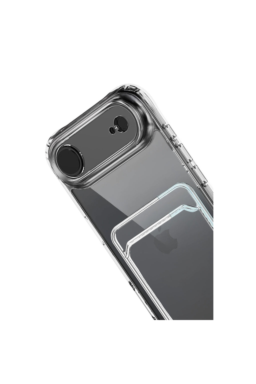 Apple iPhone 17 Air Uyumlu Kart Şeffaf Silikon - Şeffaf
