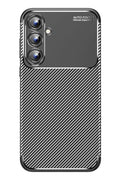 Samsung Galaxy A15 4G Uyumlu Kılıf Auto Focus Karbon Kapak - Siyah
