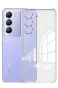 Vivo V30 Lite 4G Uyumlu Kılıf Lüx Şeffaf Silikon
