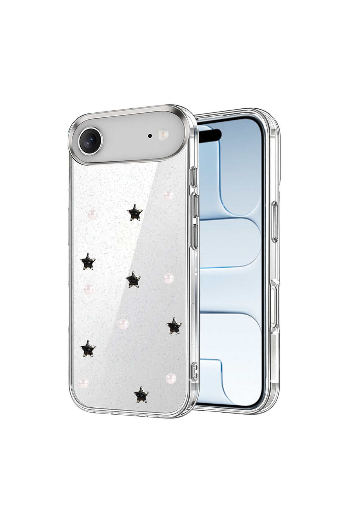 Apple iPhone 17 Air Uyumlu Fiyonk Desenli Kapak - Desen 7