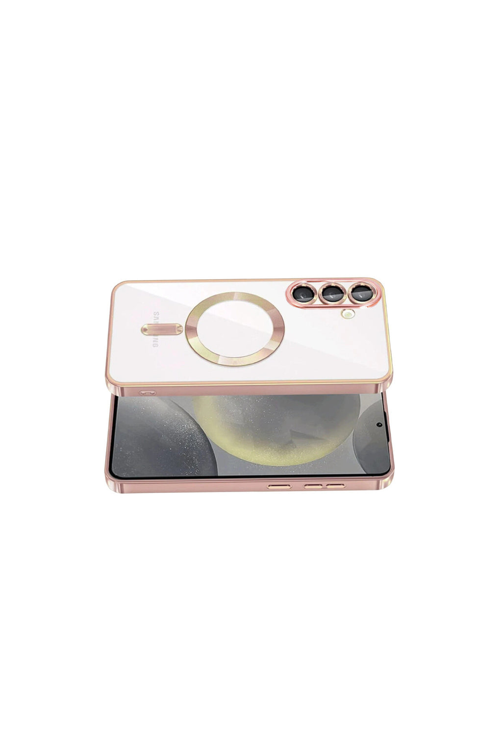 Samsung Galaxy S26 Uyumlu Kross Magneticsafe Kapak - Rose