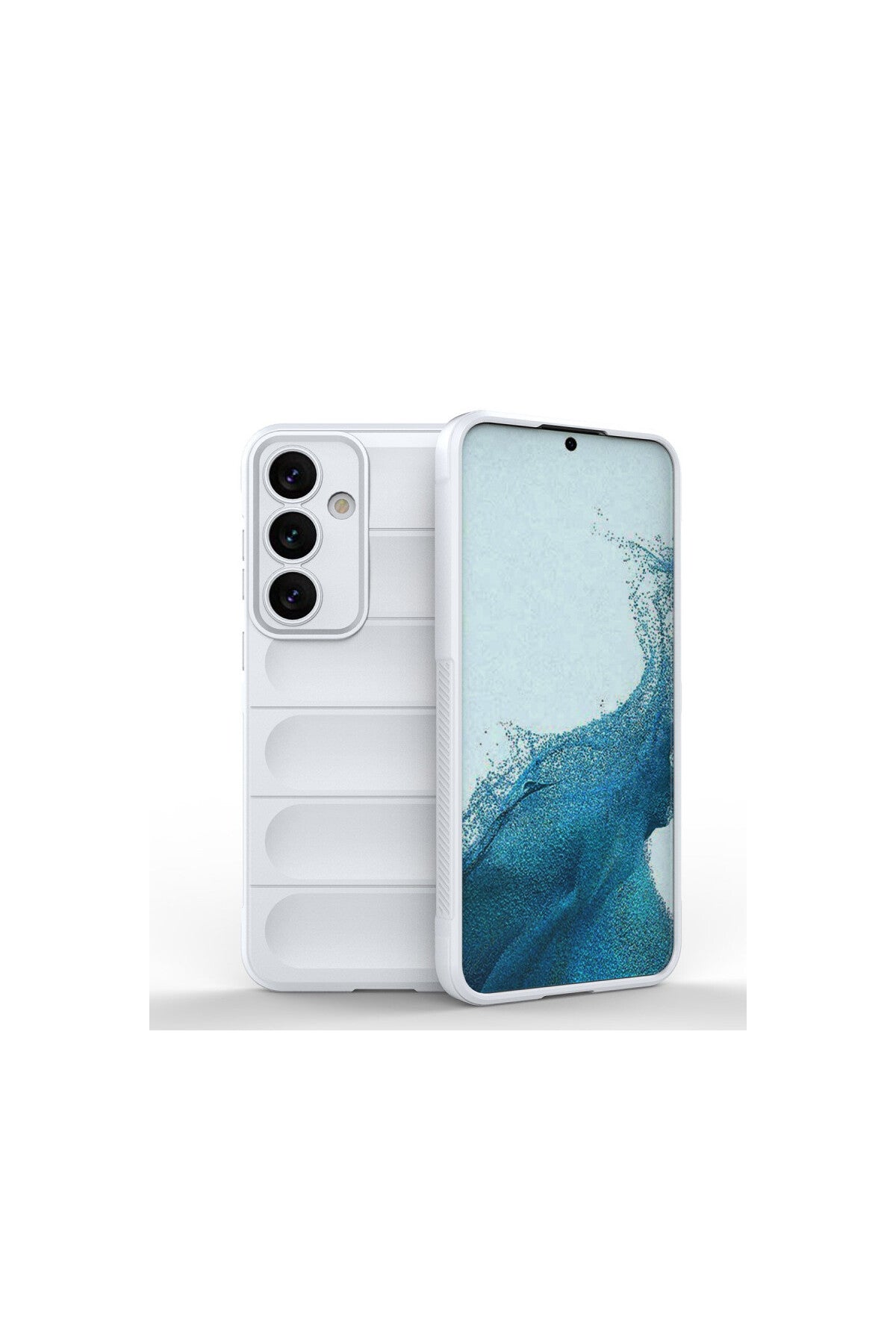 Samsung Galaxy S24 Uyumlu Kılıf Optimum Silikon - Krem