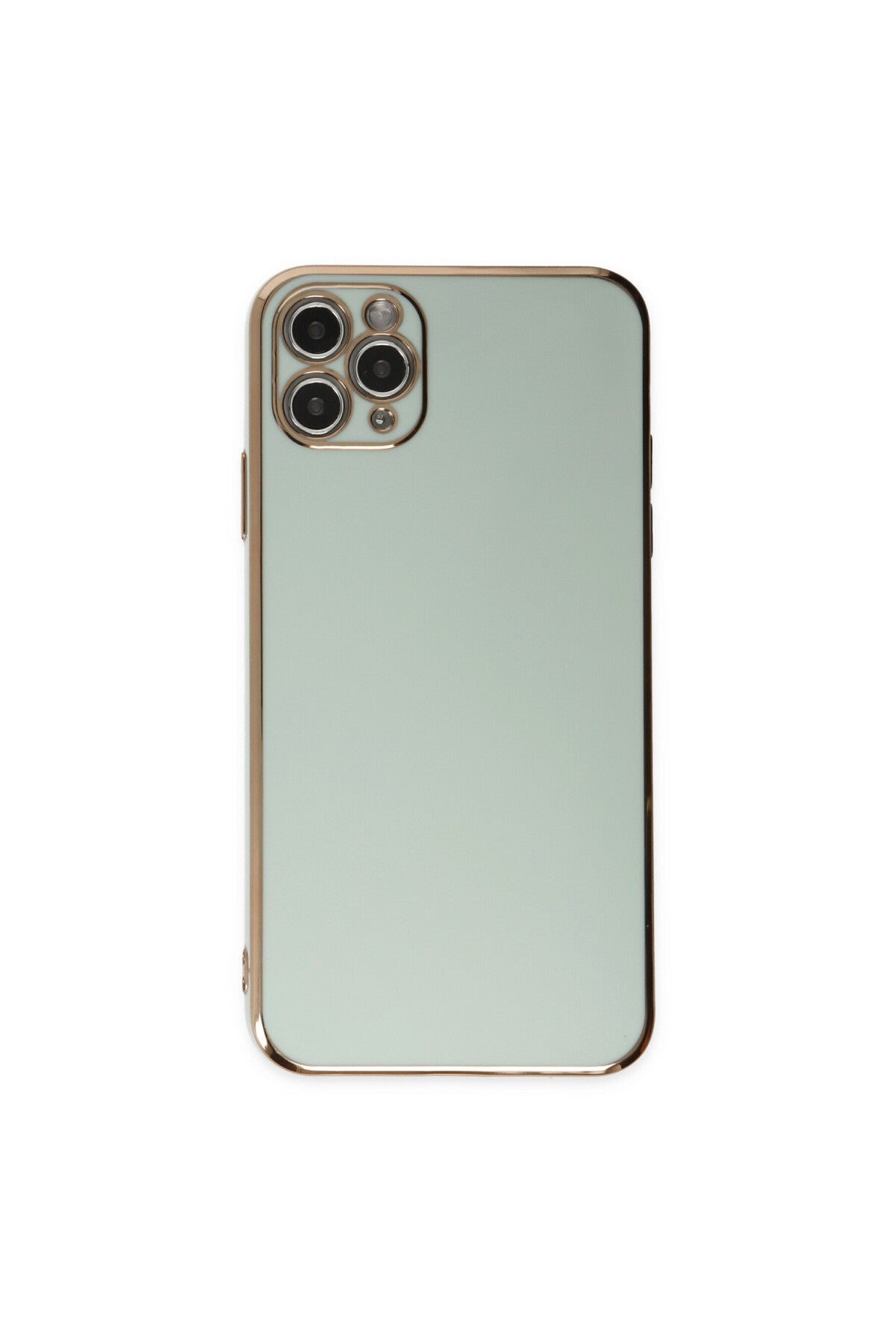 Apple iPhone 11 Pro Max Uyumlu Kılıf Volet Silikon - Açık Yeşil