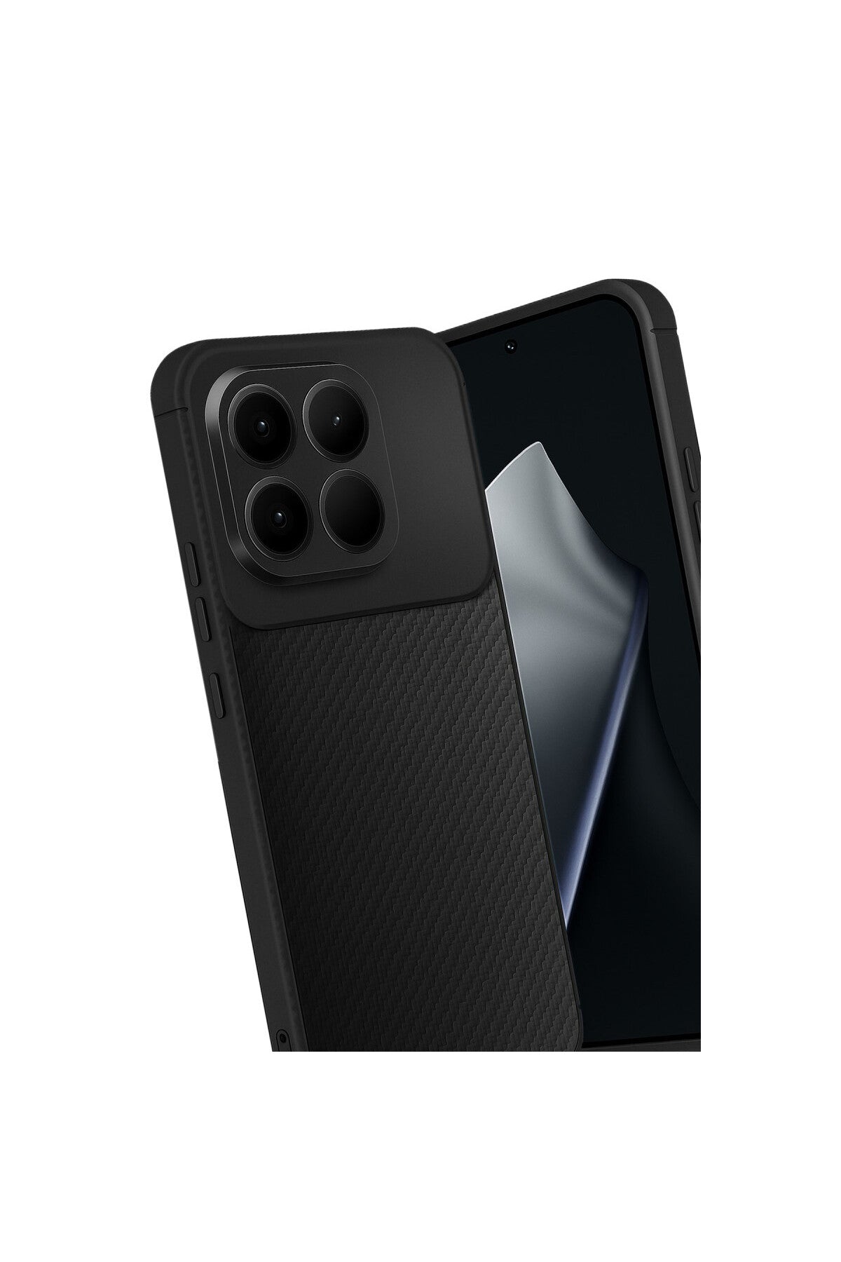 Xiaomi Mi 15T Uyumlu Auto Focus Karbon Kapak - Siyah