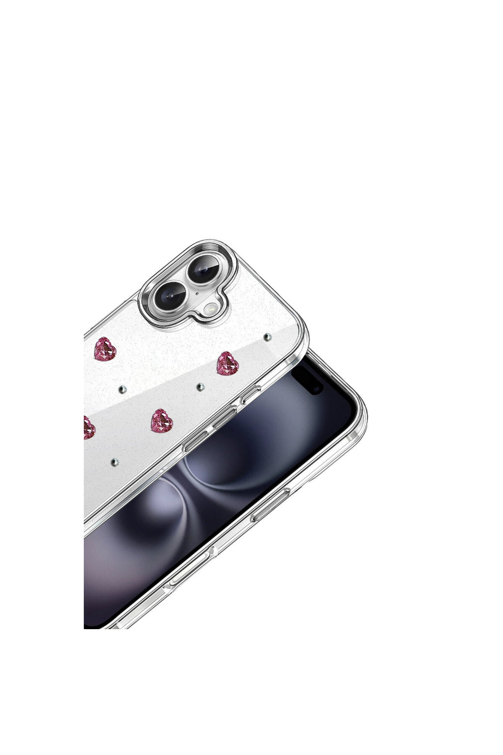 Apple iPhone 16 Uyumlu Fiyonk Desenli Kapak - Desen 3