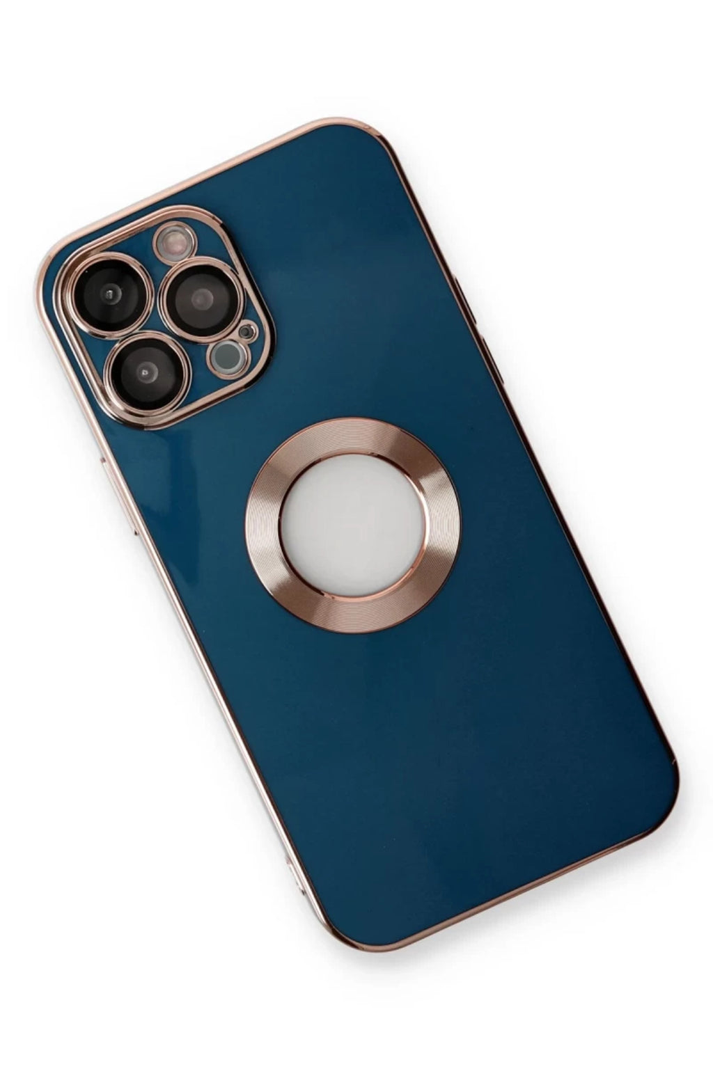 Apple iPhone 14 Pro Max Uyumlu Kılıf Store Silikon - Mavi