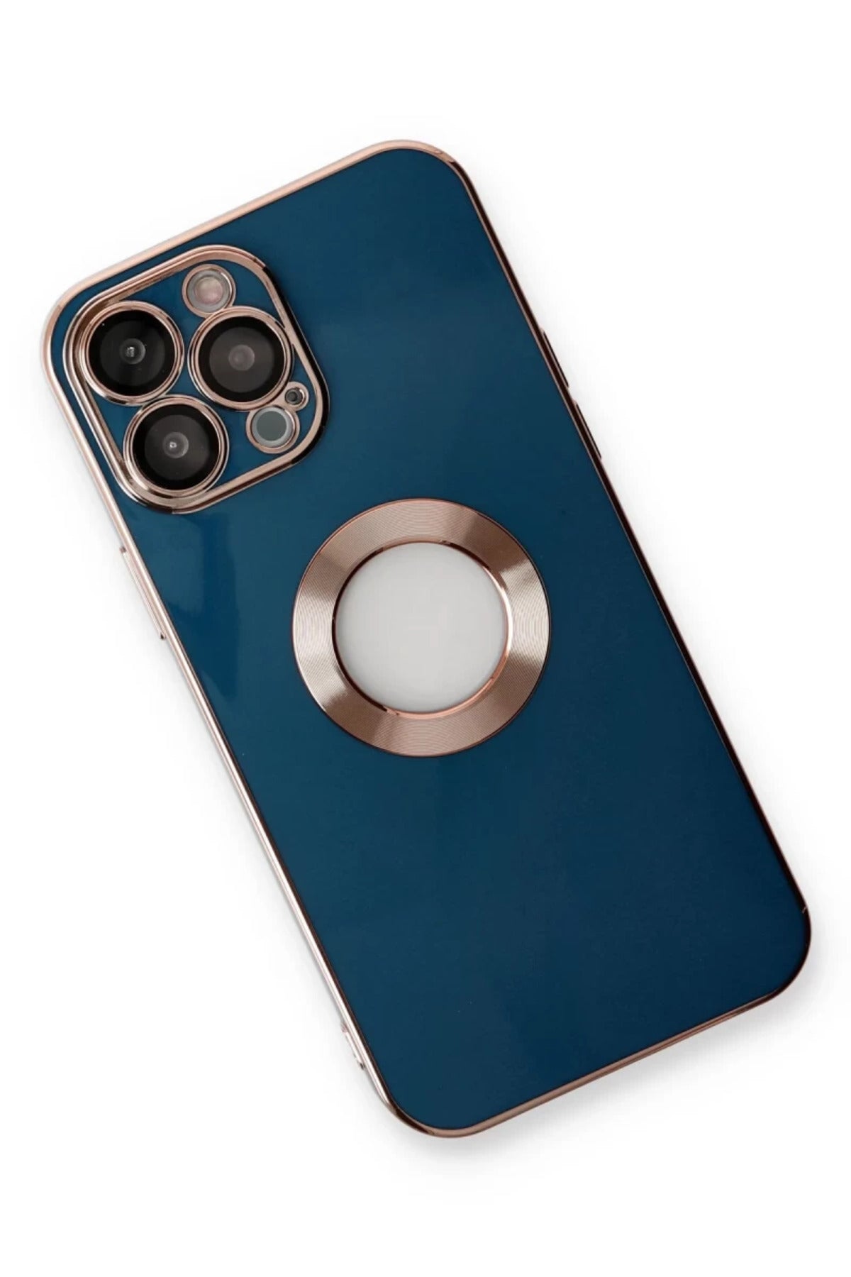 Apple iPhone 14 Pro Max Uyumlu Kılıf Store Silikon - Mavi
