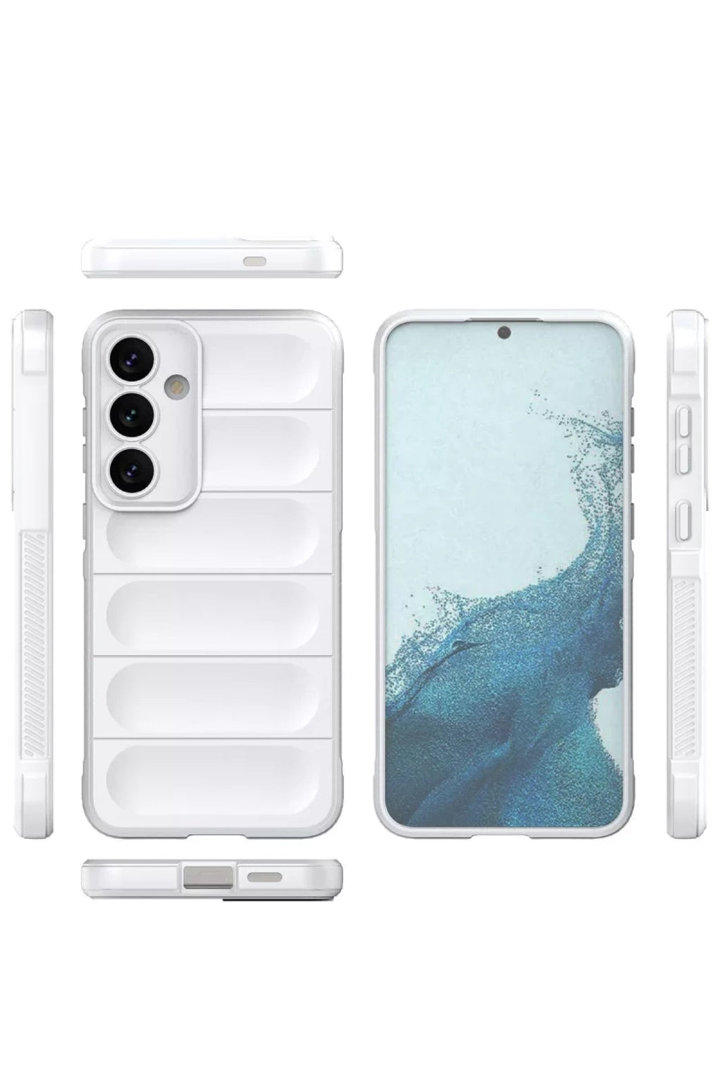 Samsung Galaxy S24 Uyumlu Kılıf Optimum Silikon - Krem