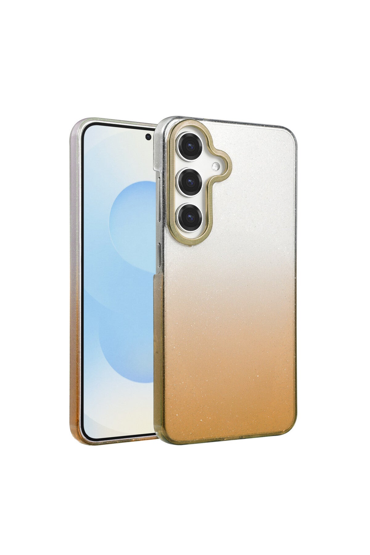 Samsung Galaxy A25 5G Uyumlu Glossy Kapak - Çöl Titanyum