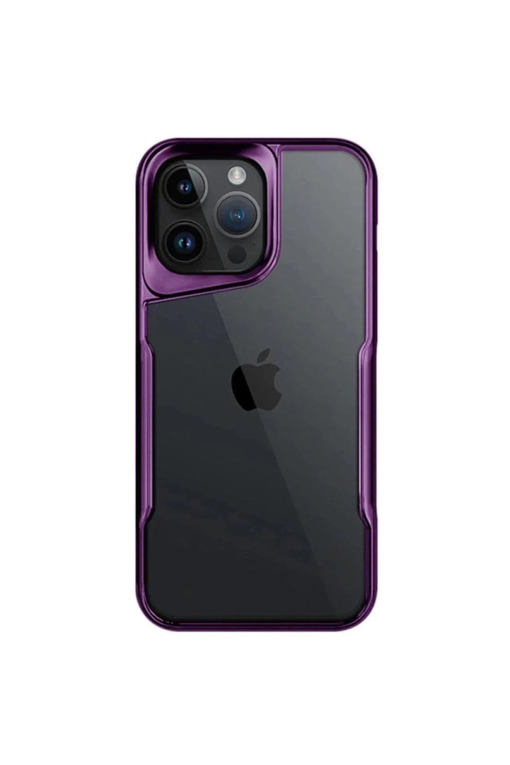 Apple iPhone 14 Pro Max Uyumlu Kılıf Boyi Silikon Kapak - Derin Mor
