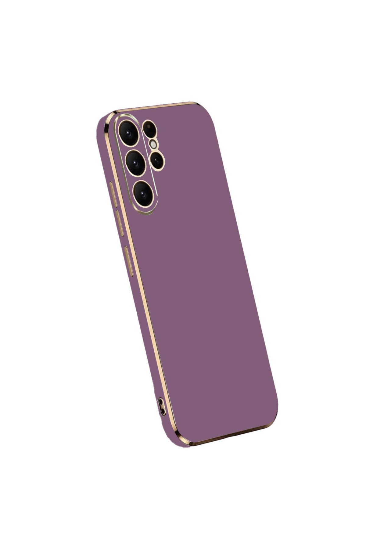 Samsung Galaxy S24 Ultra Uyumlu Kılıf Volet Silikon - Mor