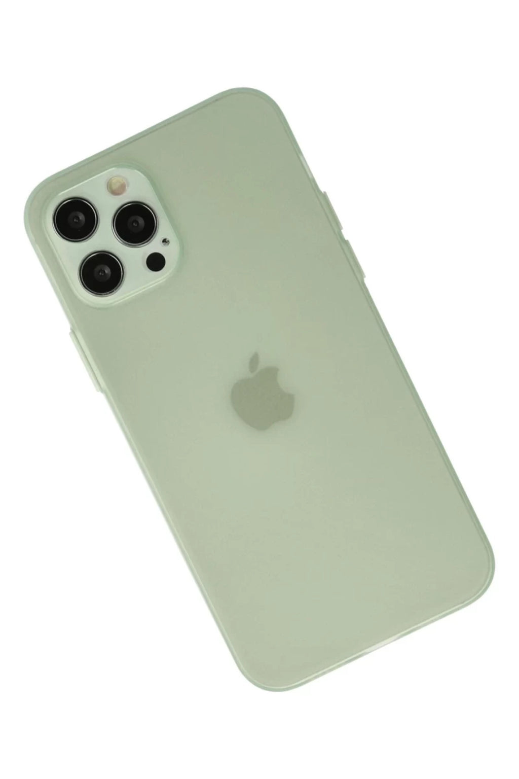 Apple iPhone 12 Pro Max Uyumlu Kılıf Puma Silikon - Açık Yeşil