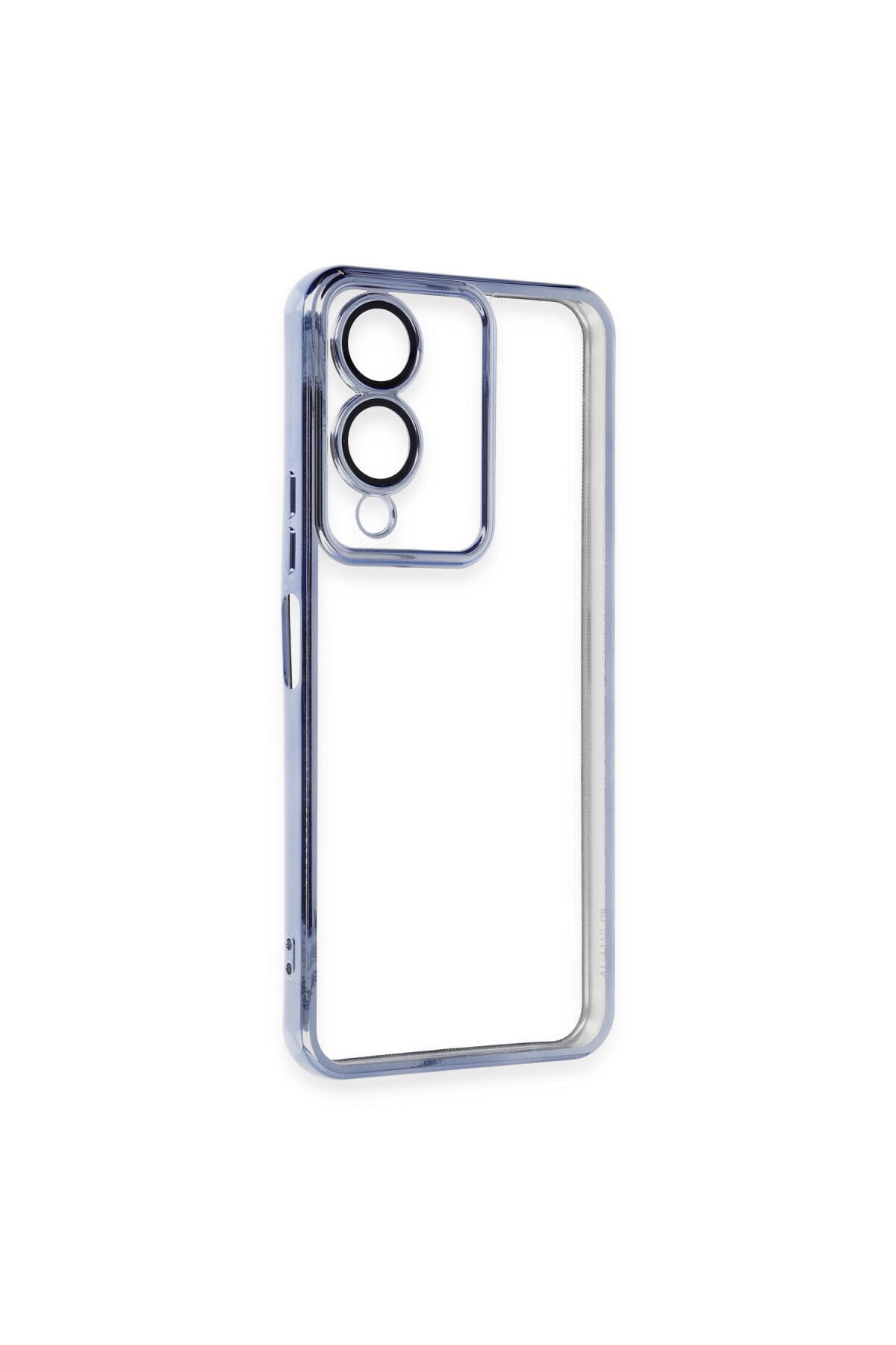Vivo Y17S Uyumlu Kılıf Lensli Silikon - Açık Mavi
