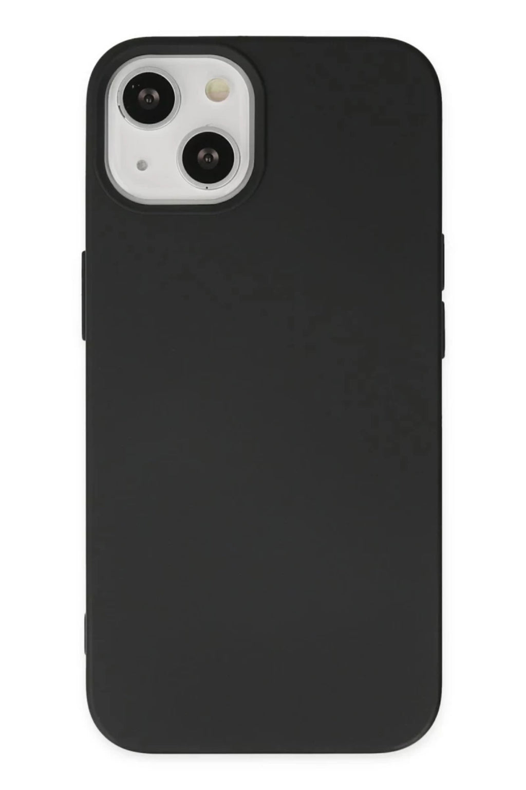 Apple iPhone 14 Plus Uyumlu Kılıf Nano içi Kadife Silikon - Siyah