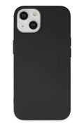 Apple iPhone 14 Plus Uyumlu Kılıf Nano içi Kadife Silikon - Siyah