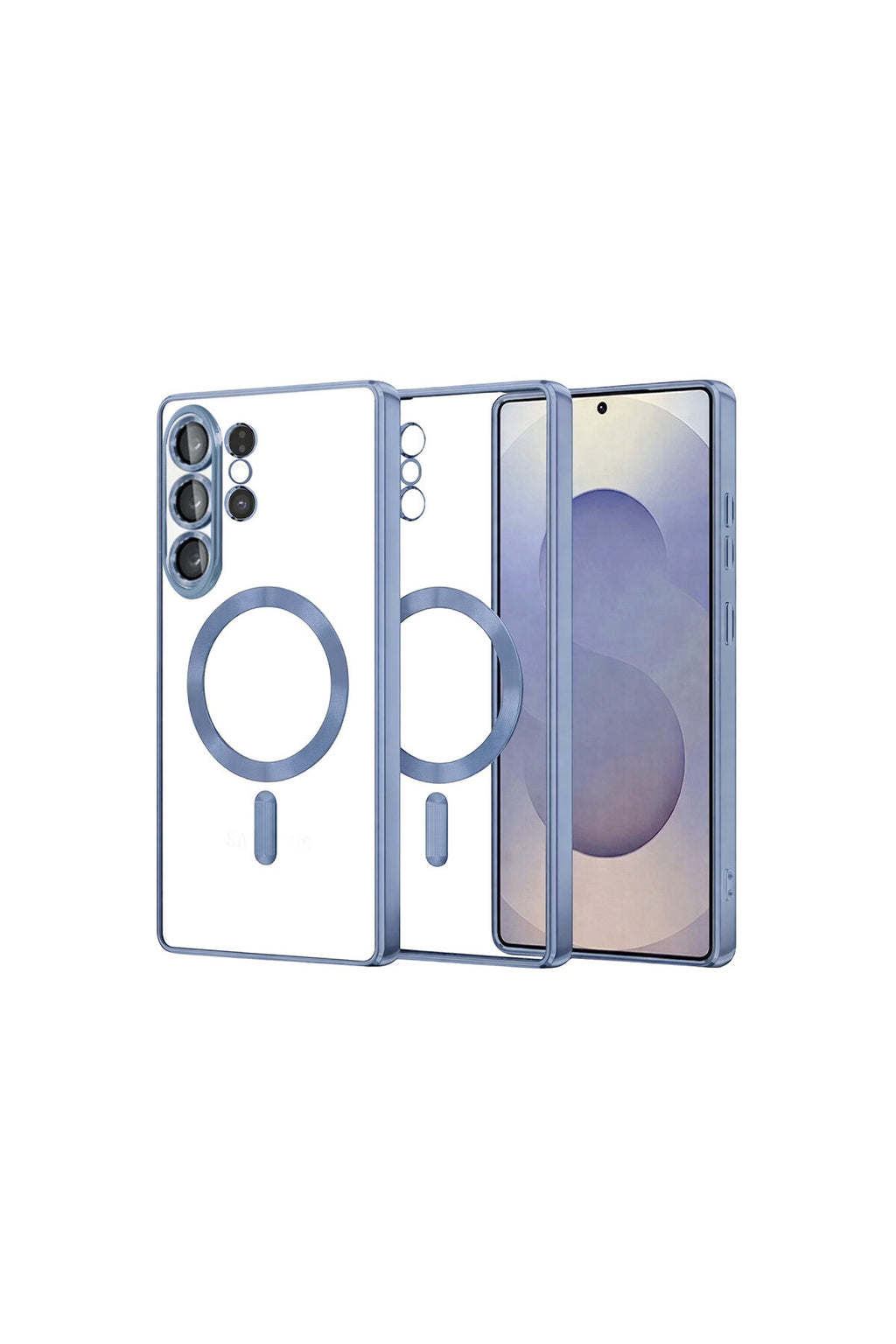 Samsung Galaxy S26 Ultra Uyumlu Kross Magneticsafe Kapak - Sierra Blue