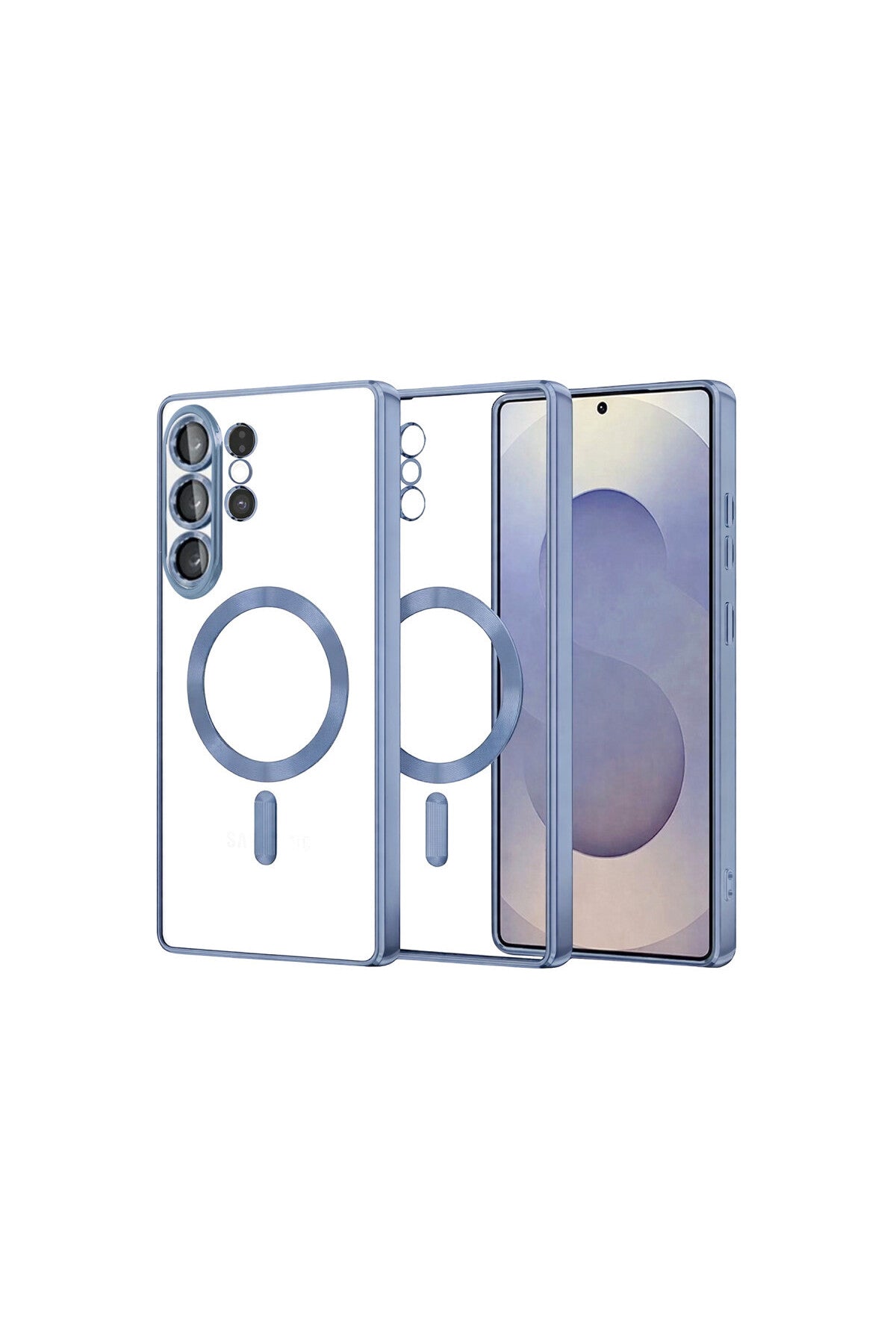 Samsung Galaxy S26 Ultra Uyumlu Kross Magneticsafe Kapak - Sierra Blue