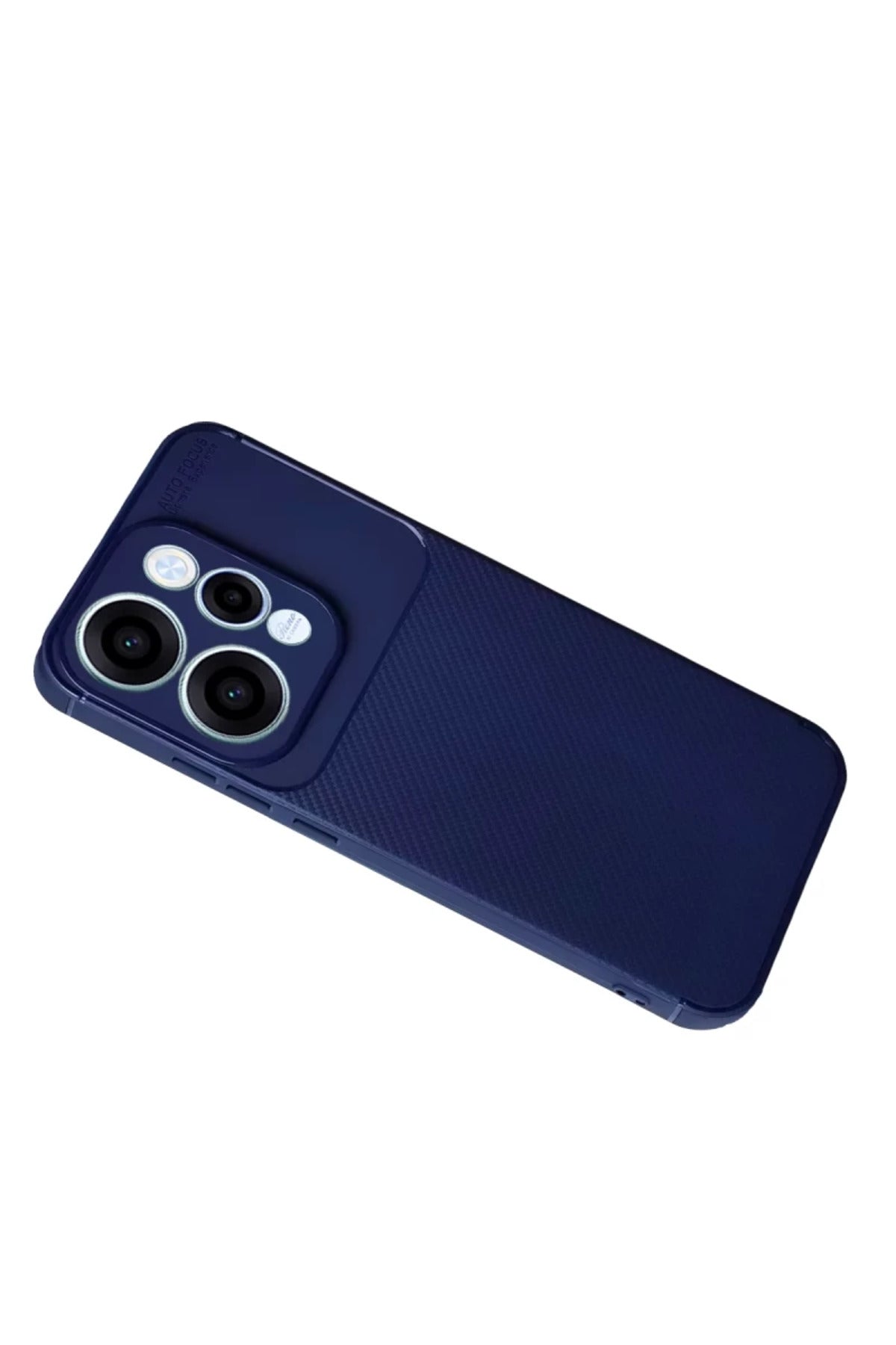 Oppo Reno 15 Uyumlu Auto Focus Karbon Kapak - Lacivert
