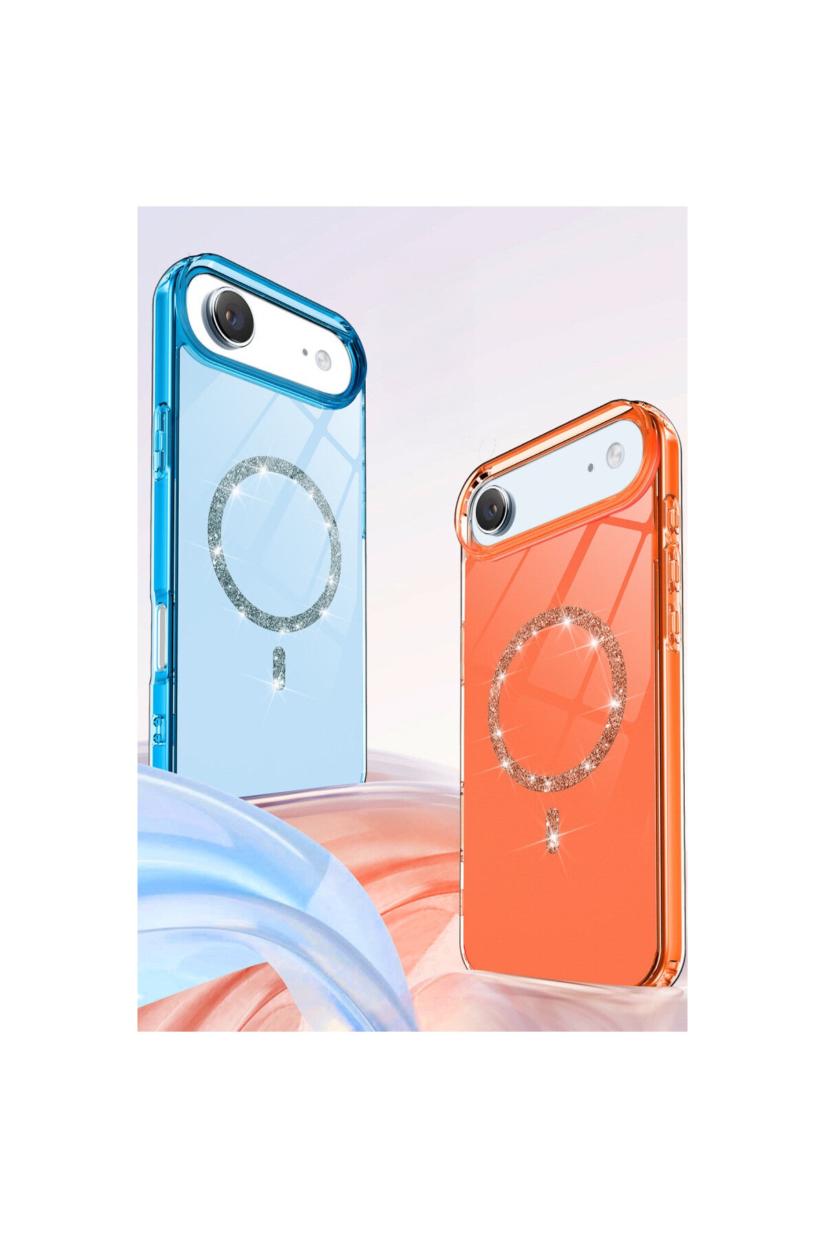 Apple iPhone 17 Air Uyumlu Live Diamond Magsafe Kapak - Yeşil